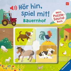 Hör hin, spiel mit! Mein Puzzle-Soundbuch: Bauernhof von Faust,  Christine, Grimm,  Sandra
