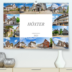 Höxter Impressionen (Premium, hochwertiger DIN A2 Wandkalender 2023, Kunstdruck in Hochglanz) von Meutzner,  Dirk