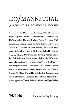 Hofmannsthal Jahrbuch zur Europäischen Moderne von Bergengruen,  Maximilian, Neumann,  Gerhard, Renner,  Ursula, Schnitzler,  Günter, Wunberg,  Gotthart