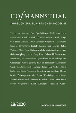 Hofmannsthal – Jahrbuch zur Europäischen Moderne von Bergengruen,  Maximilian, Honold,  Alexander, Renner,  Ursula, Schnitzler,  Günter