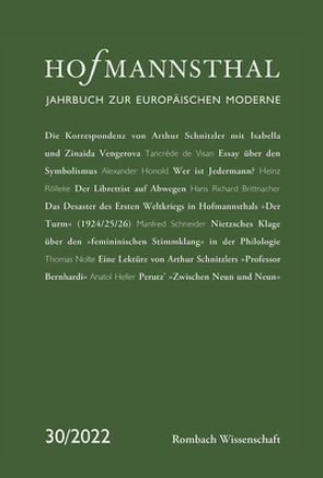 Hofmannsthal – Jahrbuch zur europäischen Moderne von Bergengruen,  Maximilian, Honold,  Alexander, Renner,  Ursula, Schnitzler,  Günter