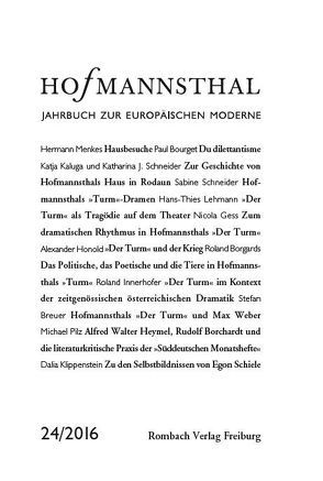 Hofmannsthal Jahrbuch zur Europäischen Moderne von Bergengruen,  Maximilian, Neumann,  Gerhard, Renner,  Ursula, Schnitzler,  Günter, Wunberg,  Gotthart