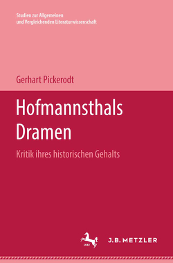 Hofmannsthals Dramen von Pickerodt,  Gerhart