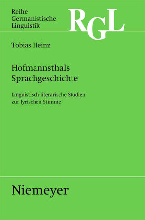Hofmannsthals Sprachgeschichte von Heinz,  Tobias