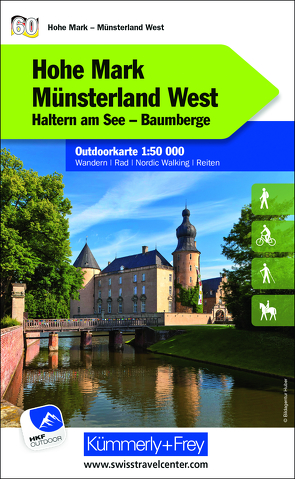 Hohe Mark – Münsterland West Nr. 60 Outdoorkarte Deutschland 1:50 000
