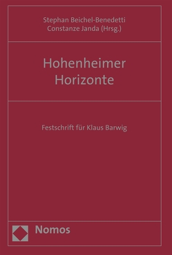 Hohenheimer Horizonte von Beichel-Benedetti,  Stephan, Janda,  Constanze