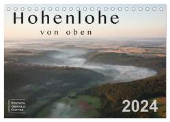 Hohenlohe von oben (Tischkalender 2024 DIN A5 quer), CALVENDO Monatskalender von Dietze,  Gerald