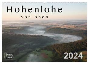 Hohenlohe von oben (Wandkalender 2024 DIN A2 quer), CALVENDO Monatskalender von Dietze,  Gerald