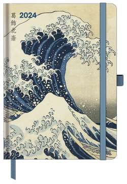 Hokusai 2024 – Buchkalender – Taschenkalender – Kunstkalender – 16×22 von Hokusai,  Katsushika
