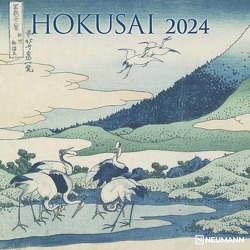 Hokusai 2024 – Wand-Kalender – Broschüren-Kalender – 30×30 – 30×60 geöffnet – Kunst-Kalender von Hokusai,  Katsushika