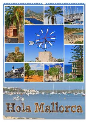 Hola Mallorca (Wandkalender 2024 DIN A2 hoch), CALVENDO Monatskalender von Michalzik,  Paul
