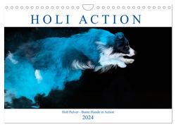 Holi Action (Wandkalender 2024 DIN A4 quer), CALVENDO Monatskalender von Verena Scholze,  Fotodesign