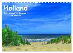 Holland – Die Nordsee von Zandvoort bis Breskens (Wandkalender 2024 DIN A3 quer), CALVENDO Monatskalender von Böck,  Herbert