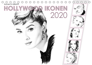 Hollywood Ikonen in Bleistift 2020 (Tischkalender 2020 DIN A5 quer) von Richter,  Dirk