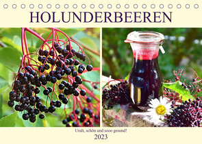 Holunderbeeren. Uralt, schön und sooo gesund! (Tischkalender 2023 DIN A5 quer) von Hurley,  Rose