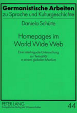 Homepages im World Wide Web von Schütte,  Daniela