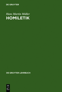 Homiletik von Müller,  Hans Martin