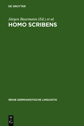 Homo scribens von Baurmann,  Jürgen, Günther,  Hartmut, Knoop,  Ulrich