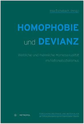 Homophobie und Devianz von Eschebach,  Insa