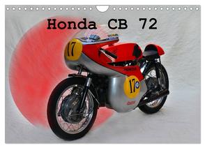 Honda CB 72 (Wandkalender 2024 DIN A4 quer), CALVENDO Monatskalender von Laue,  Ingo