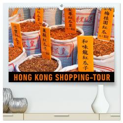 Hong Kong Shopping-Tour (hochwertiger Premium Wandkalender 2024 DIN A2 quer), Kunstdruck in Hochglanz von Ristl,  Martin
