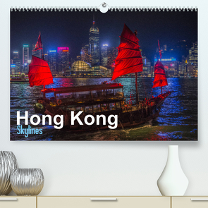 Hong Kong – Skylines (Premium, hochwertiger DIN A2 Wandkalender 2023, Kunstdruck in Hochglanz) von Michelis,  Jakob