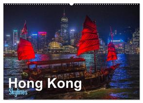 Hong Kong – Skylines (Wandkalender 2024 DIN A2 quer), CALVENDO Monatskalender von Michelis,  Jakob