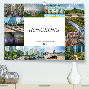 Hongkong Bilder einer Metropole (Premium, hochwertiger DIN A2 Wandkalender 2022, Kunstdruck in Hochglanz) von Meutzner,  Dirk