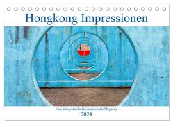Hongkong Impressionen (Tischkalender 2024 DIN A5 quer), CALVENDO Monatskalender von Kortjohann Photography,  Urte