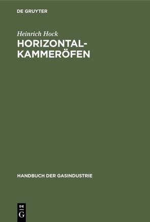 Horizontalkammeröfen von Hock,  Heinrich