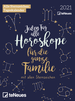 Horoskope für die ganze Familie 2021 Tagesabreißkal. – Horoskopkalender – Tagesabreißkalender – 11,8×15,9