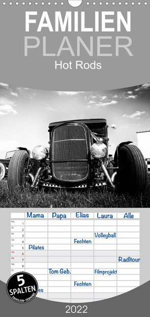 Familienplaner Hot Rods (Wandkalender 2022 , 21 cm x 45 cm, hoch) von Berlin,  StrawfishStudio