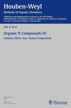 Houben-Weyl Methods of Organic Chemistry Vol. E 16d, 4th Edition Supplement von Backes,  Jutta, Behnisch,  Peter, Hemmer,  Reinhard, Klamann,  Dieter, Krüger,  Gert