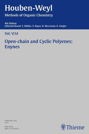 Houben-Weyl Methods of Organic Chemistry Vol. V/1d, 4th Edition von Müller,  Peter, Müller-Dolezal,  Heidi, Söll,  Hanna, Stoltz,  Renate