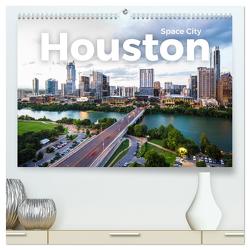 Houston – Space City (hochwertiger Premium Wandkalender 2024 DIN A2 quer), Kunstdruck in Hochglanz von Scott,  M.