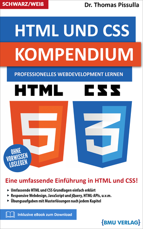 HTML und CSS Kompendium von Pissulla,  Dr. Thomas