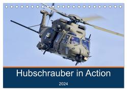 Hubschrauber in Action (Tischkalender 2024 DIN A5 quer), CALVENDO Monatskalender von MUC-Spotter,  MUC-Spotter