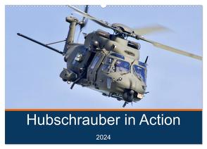 Hubschrauber in Action (Wandkalender 2024 DIN A2 quer), CALVENDO Monatskalender von MUC-Spotter,  MUC-Spotter