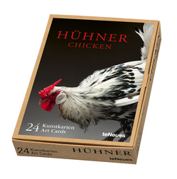 Hühner, Kunstkartenbox von Tranchellini,  Monti