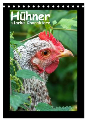 Hühner – starke Charaktere (Tischkalender 2024 DIN A5 hoch), CALVENDO Monatskalender von Berkenkamp,  Britta