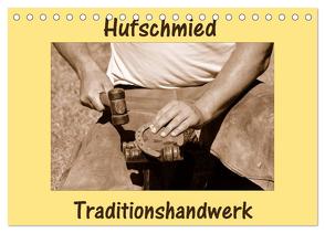 Hufschmied Traditionshandwerk (Tischkalender 2024 DIN A5 quer), CALVENDO Monatskalender von van Wyk - www.germanpix.net,  Anke
