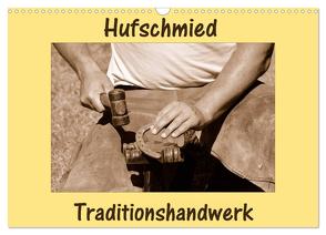 Hufschmied Traditionshandwerk (Wandkalender 2024 DIN A3 quer), CALVENDO Monatskalender von van Wyk - www.germanpix.net,  Anke