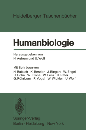 Humanbiologie von Autrum,  H., Wolf,  U.