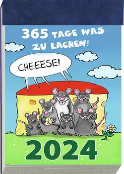 Humor-Abreißkalender Groß mit Lasche 2024 15,4×21,9