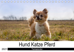 Hund Katze PferdAT-Version (Tischkalender 2021 DIN A5 quer) von Hutterer Fotografie,  Martha