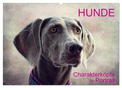 HUNDE-Chrakaterköpfe im Portrait (Wandkalender 2024 DIN A2 quer), CALVENDO Monatskalender von Möckel / Lucy L!u,  Claudia