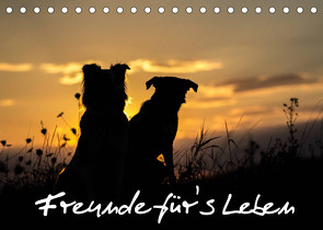 Hunde – Freunde für’s Leben (Tischkalender 2022 DIN A5 quer) von Schulz,  Elke