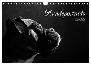Hundeportraits Fine Art (Wandkalender 2024 DIN A4 quer), CALVENDO Monatskalender von Behr,  Jana