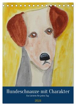 Hundeschnauze mit Charakter (Tischkalender 2024 DIN A5 hoch), CALVENDO Monatskalender von Kraemer,  Ursula