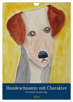 Hundeschnauze mit Charakter (Wandkalender 2024 DIN A4 hoch), CALVENDO Monatskalender von Kraemer,  Ursula
